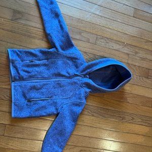 LL Bean kids fleece blue/purple (size 4)